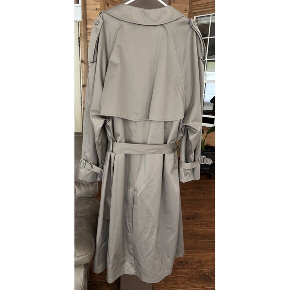 Harbor Light Trench Coat XL Men 46R Tan Brown Zip Out Lining Classic Tradition - Picture 2 of 11